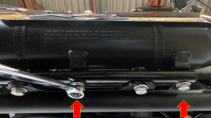 XL1200X北米マフラー取付け
